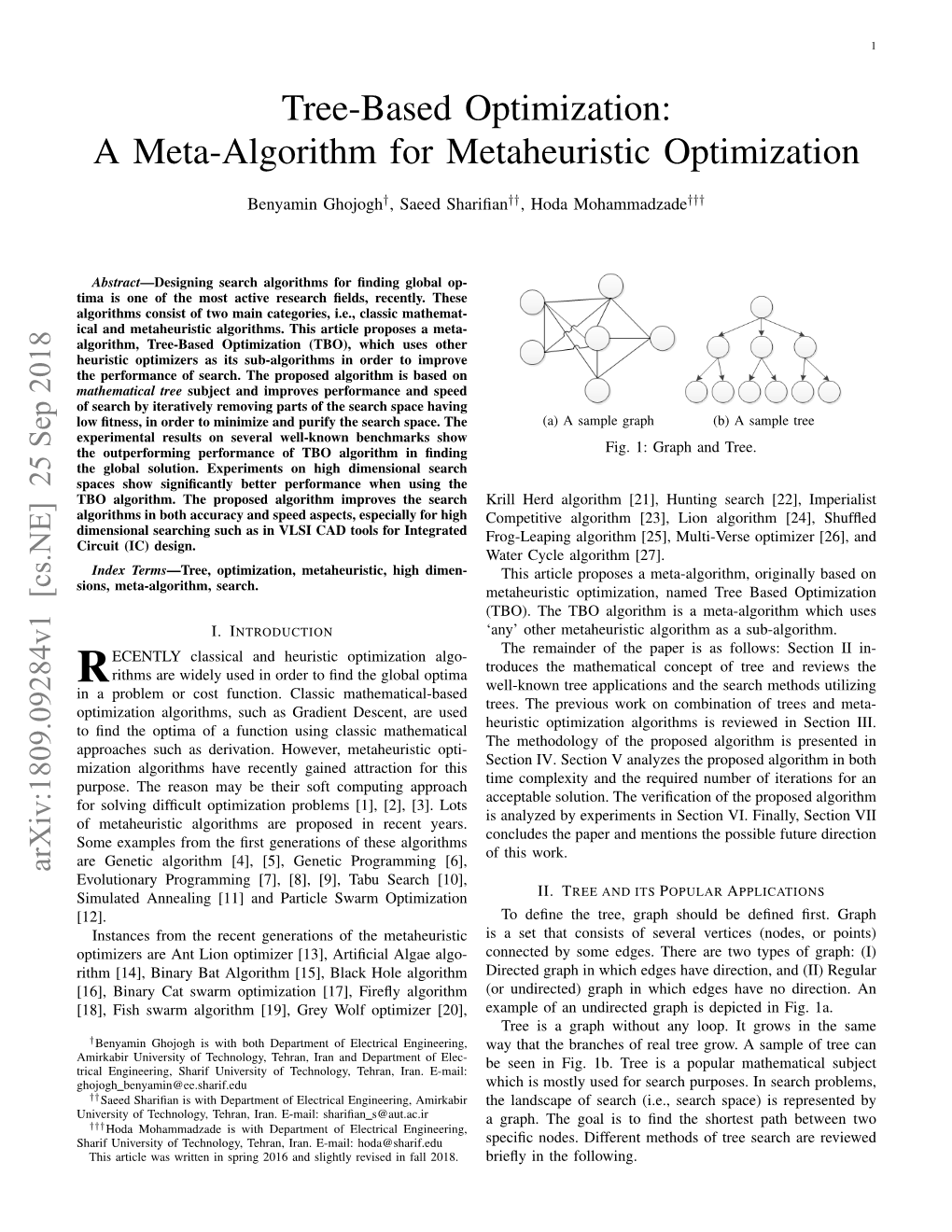 Tree-Based Optimization: a Meta-Algorithm for Metaheuristic Optimization