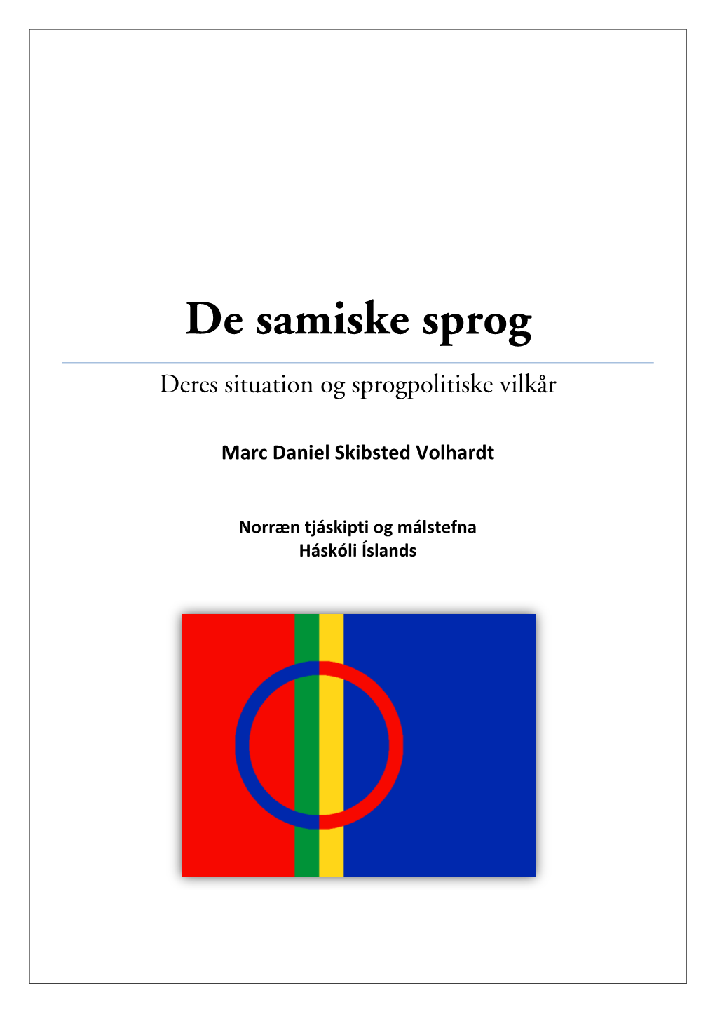 De Samiske Sprog