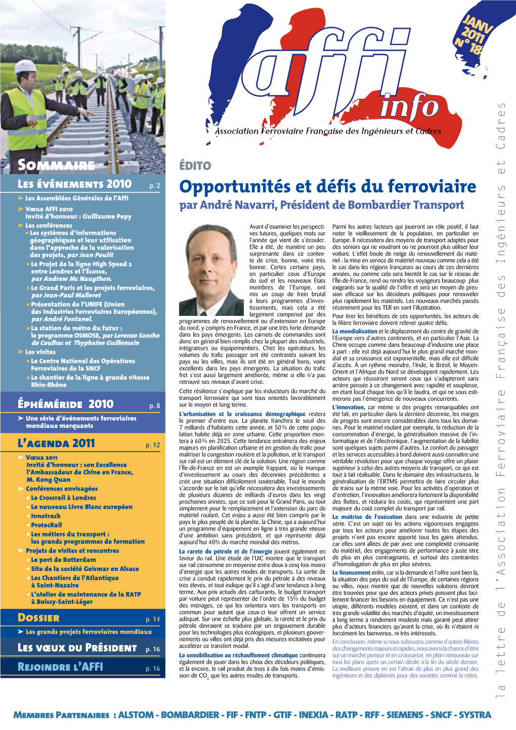 Opportunités Et Défis Du Ferroviaire