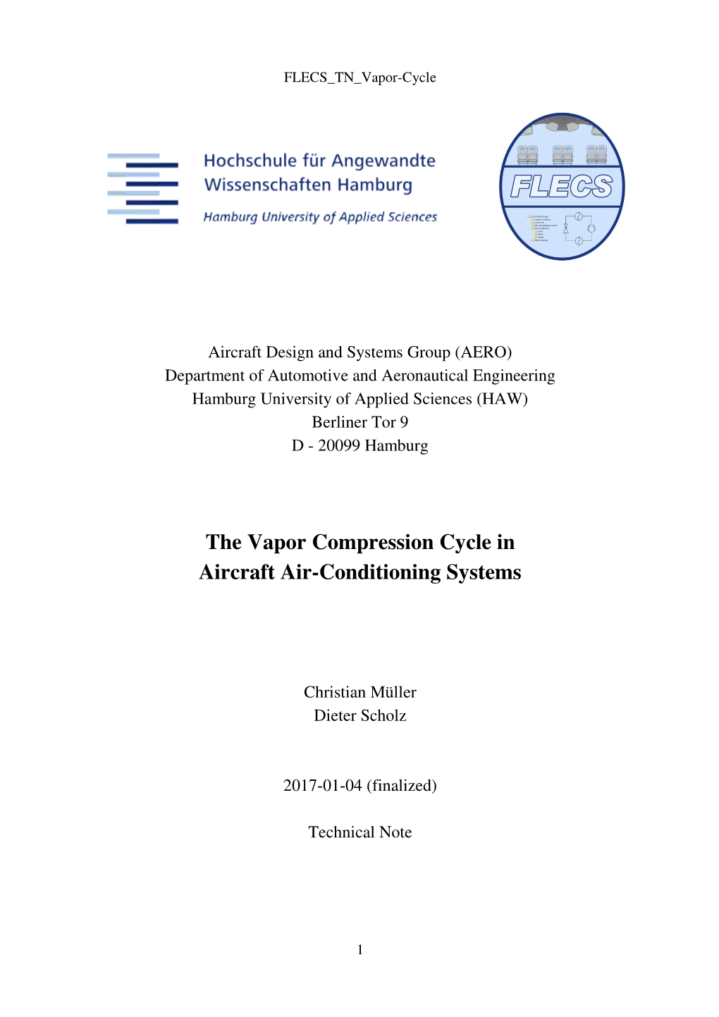 The Vapor Compression Cycle in Aircraft Air-Conditioning Systems