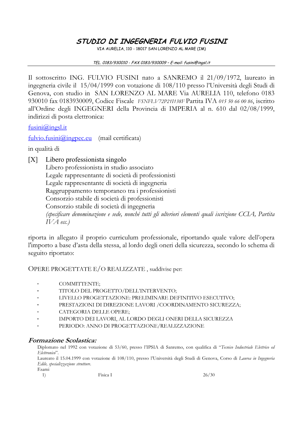 Curriculum Vitae