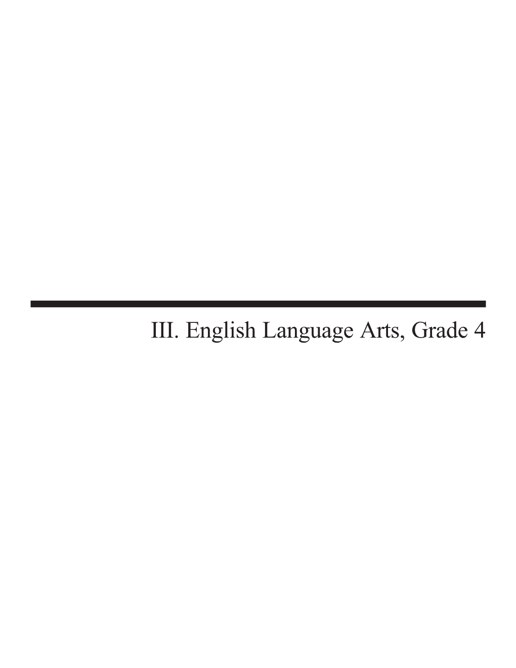 MCAS 2017 Released Items English Language Arts, Grade 4