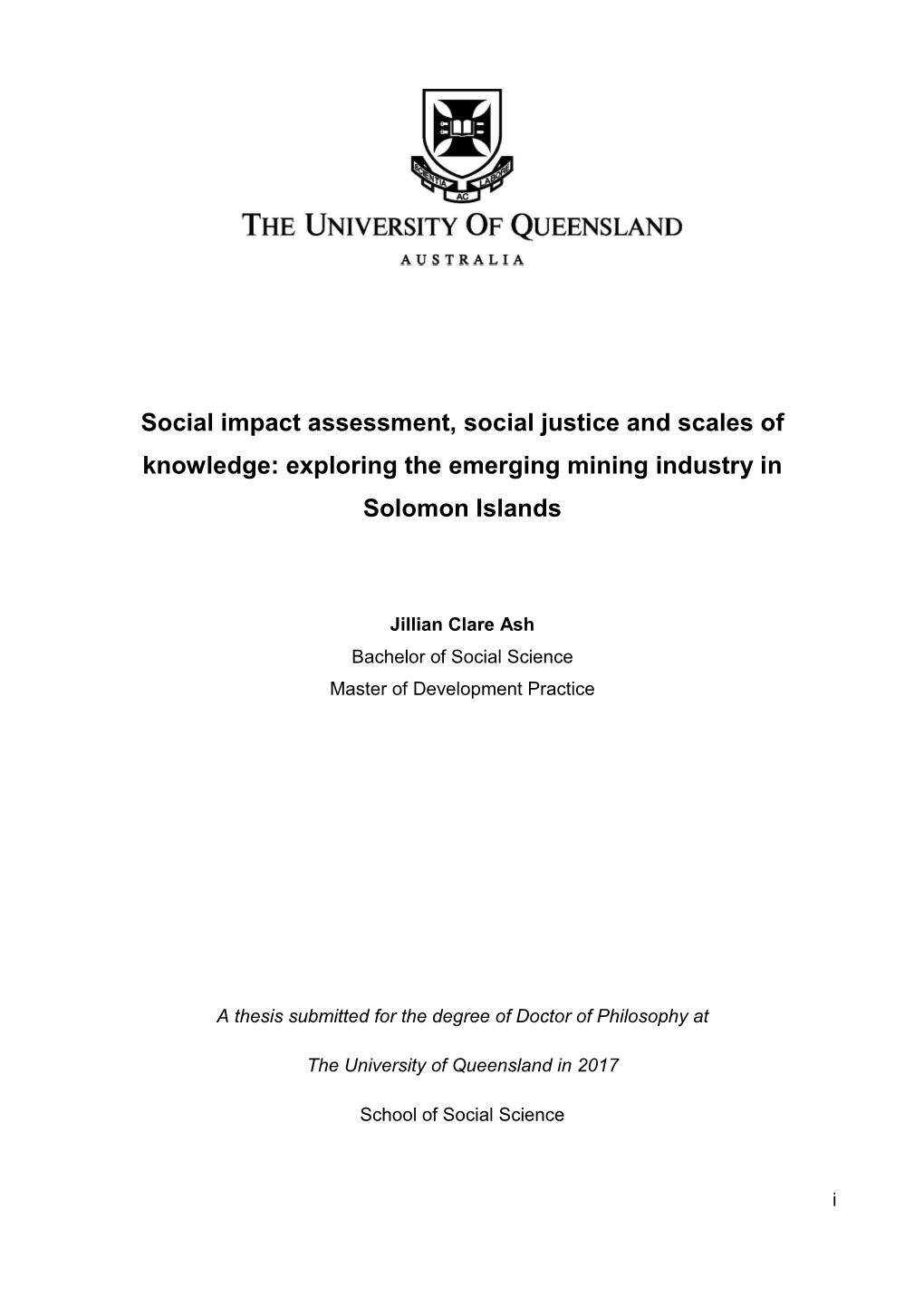 Exploring the Emerging Mining Industry in Solomon Islands