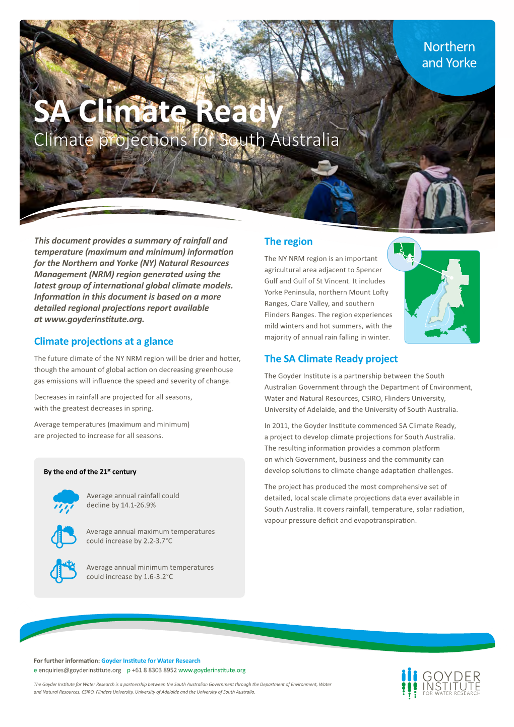 SA Climate Ready Climate Projections for South Australia