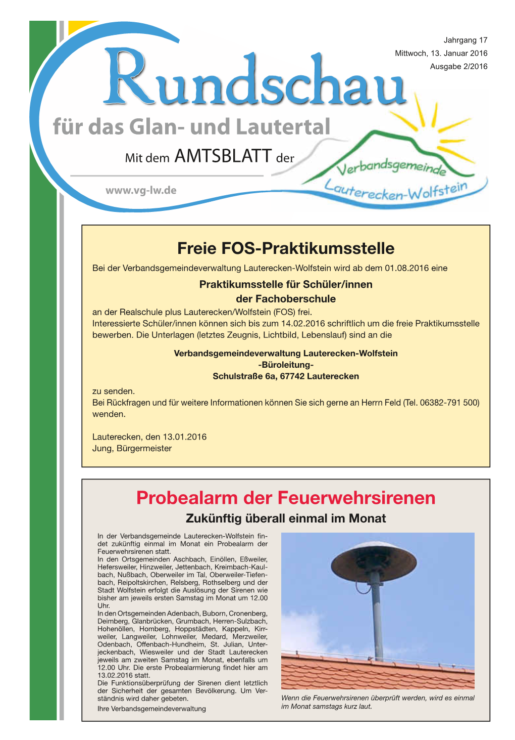 Für Das Glan- Und Lautertal