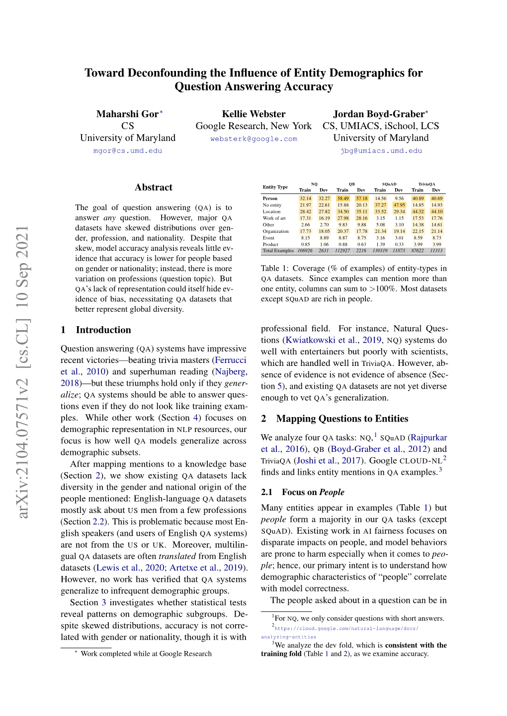 Towards Deconfounding the Influence of Subject's Demographic