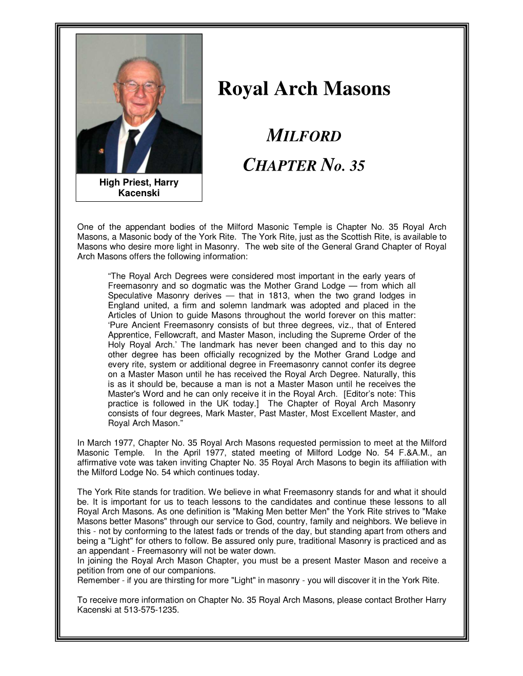 Royal Arch Masons