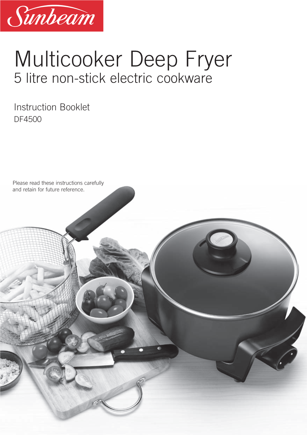 Multicooker Deep Fryer 5 Litre Non-Stick Electric Cookware