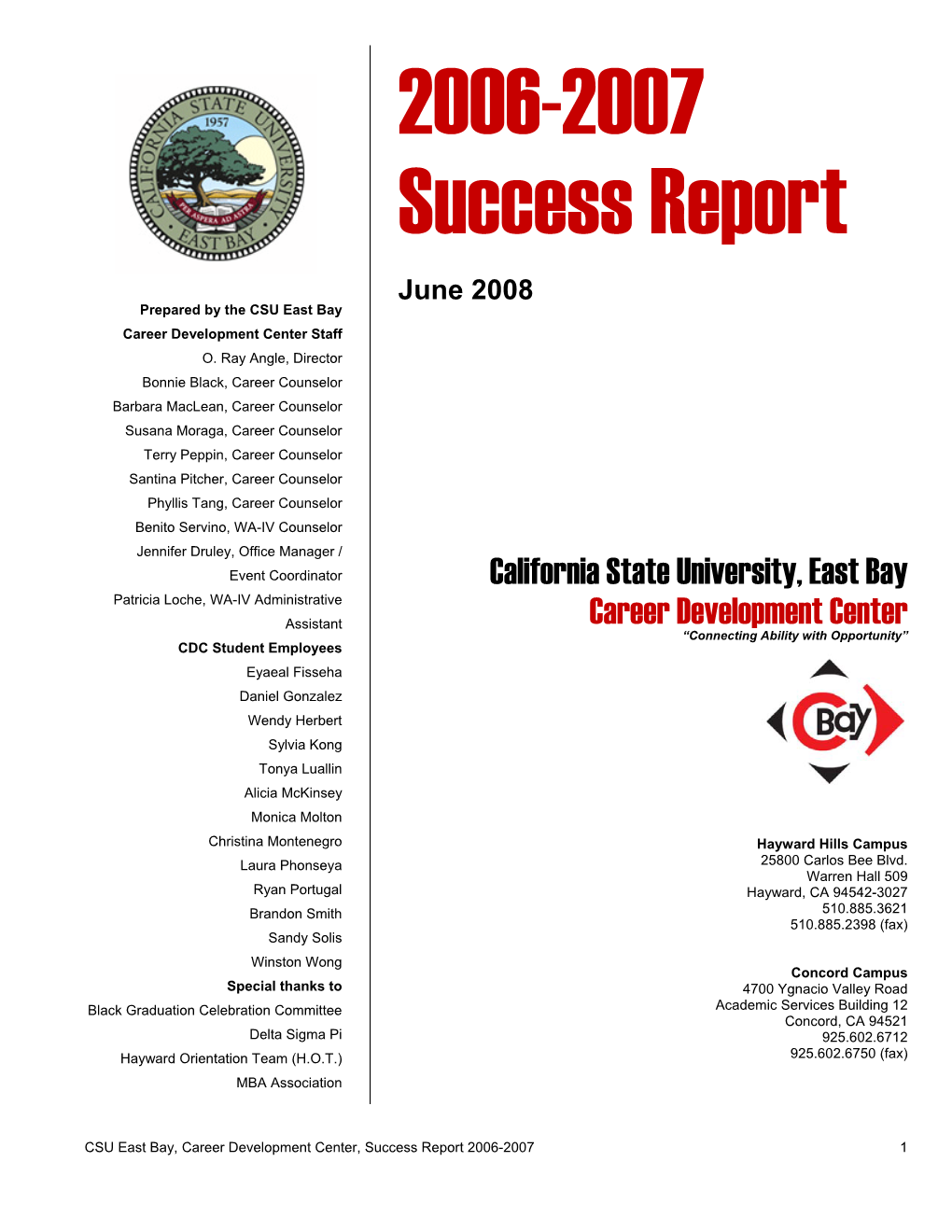 2006-2007 Success Report