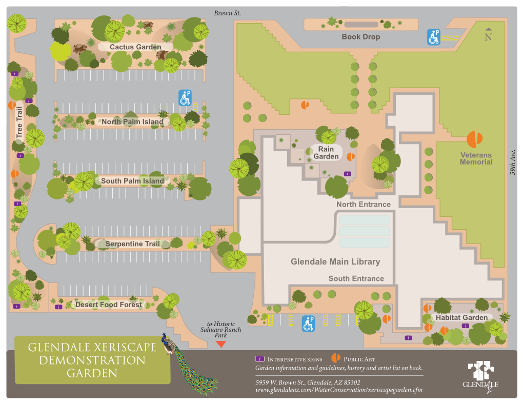 Glendale Xeriscape Demonstration Garden Map 8 21 OPT R