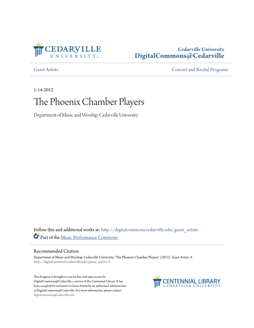 The Phoenix Chamber Players