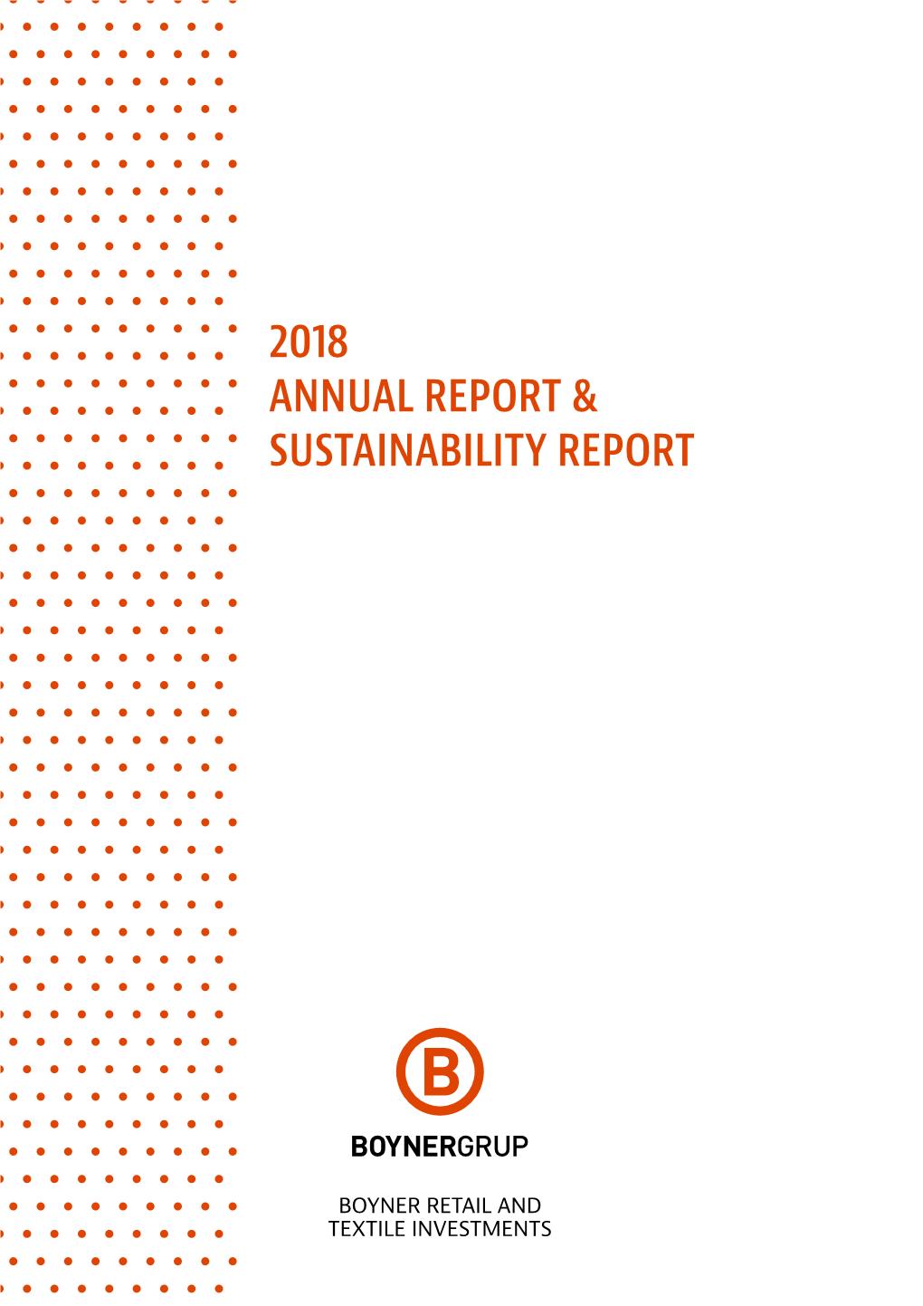 2018 Annual Report & Sustainability Report