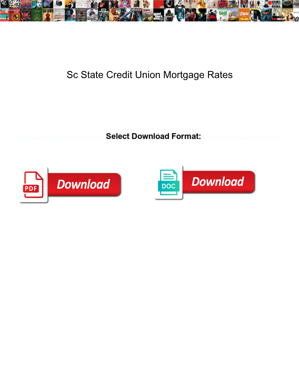 Sc State Credit Union Mortgage Rates