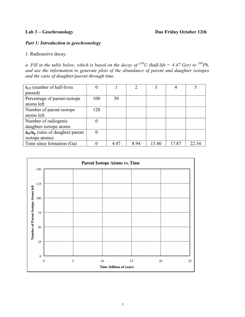 Lab 3: Geochronology (PDF)