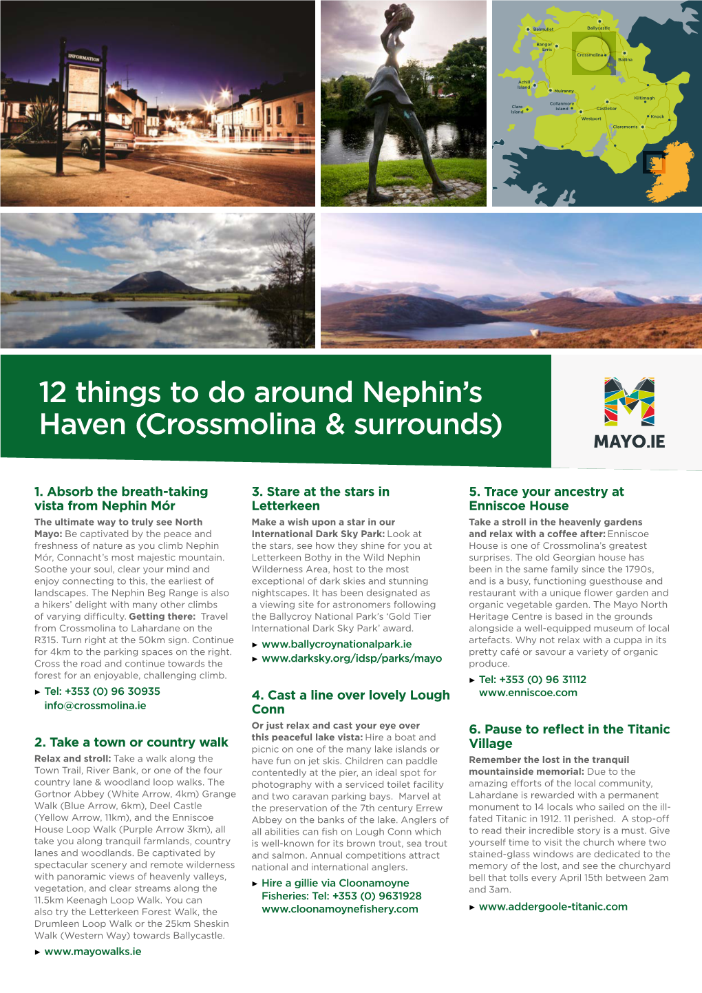 12 Things to Do Around Nephin's Haven (Crossmolina & Surrounds)