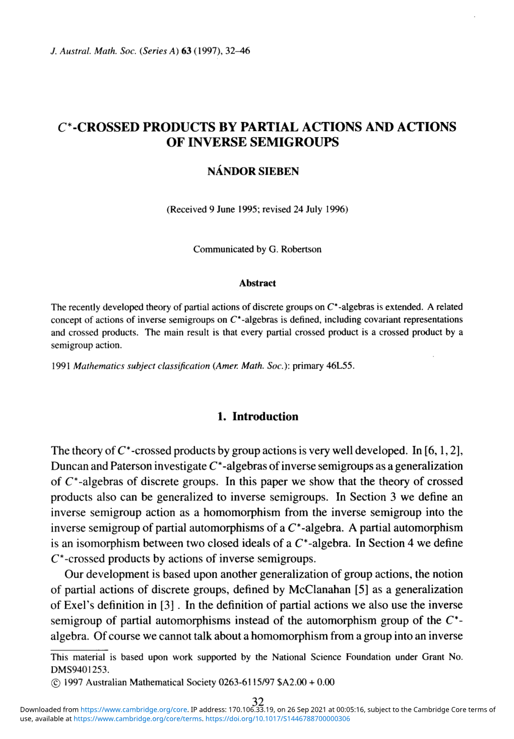 Crossed Products by Partial Actions and Actions of Inverse Semigroups