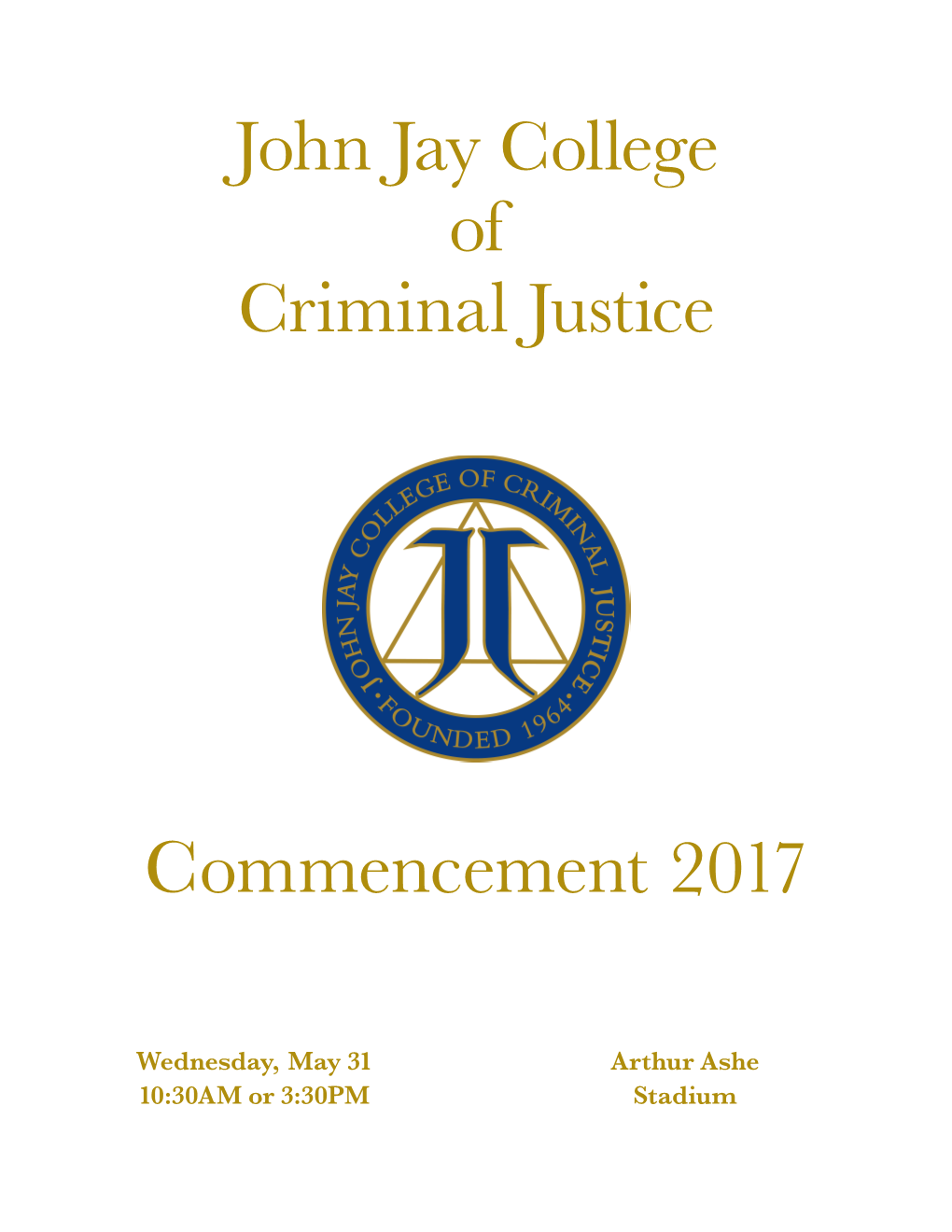 Commencement 2017