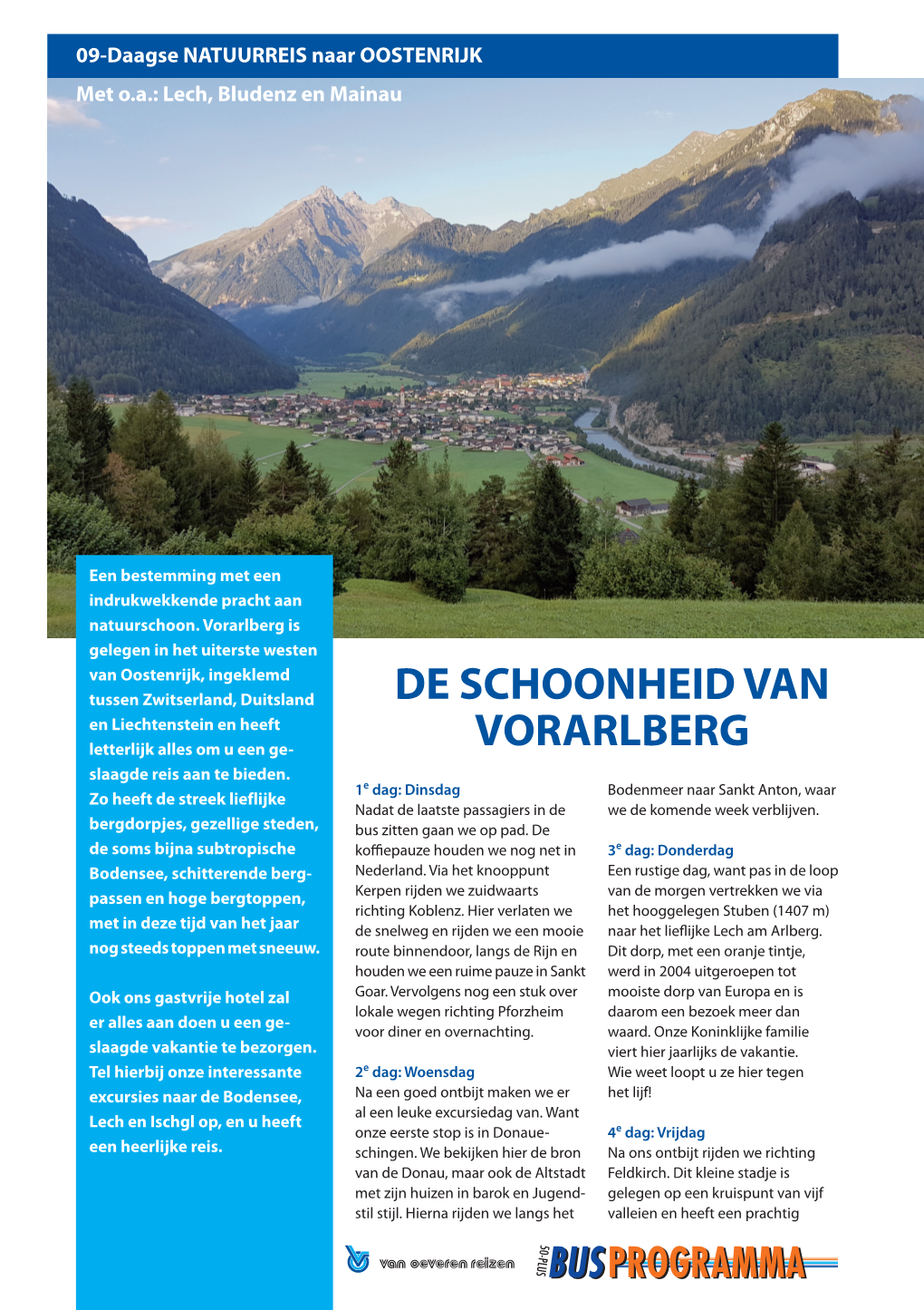 De Schoonheid Van Vorarlberg