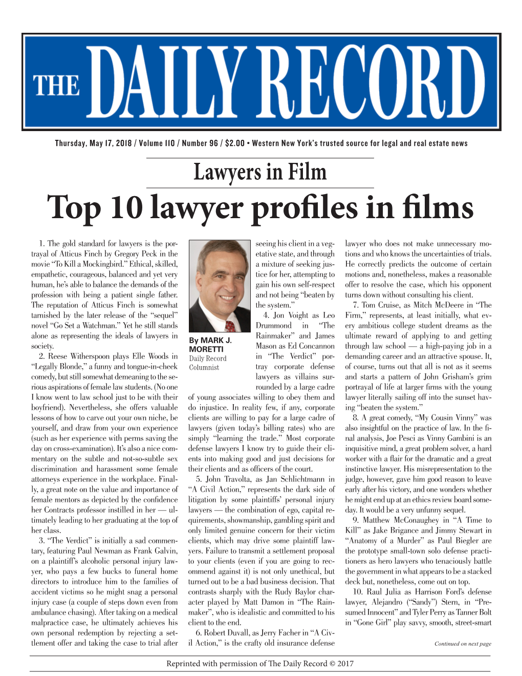 Top 10 Lawyer Profiles in Films 1