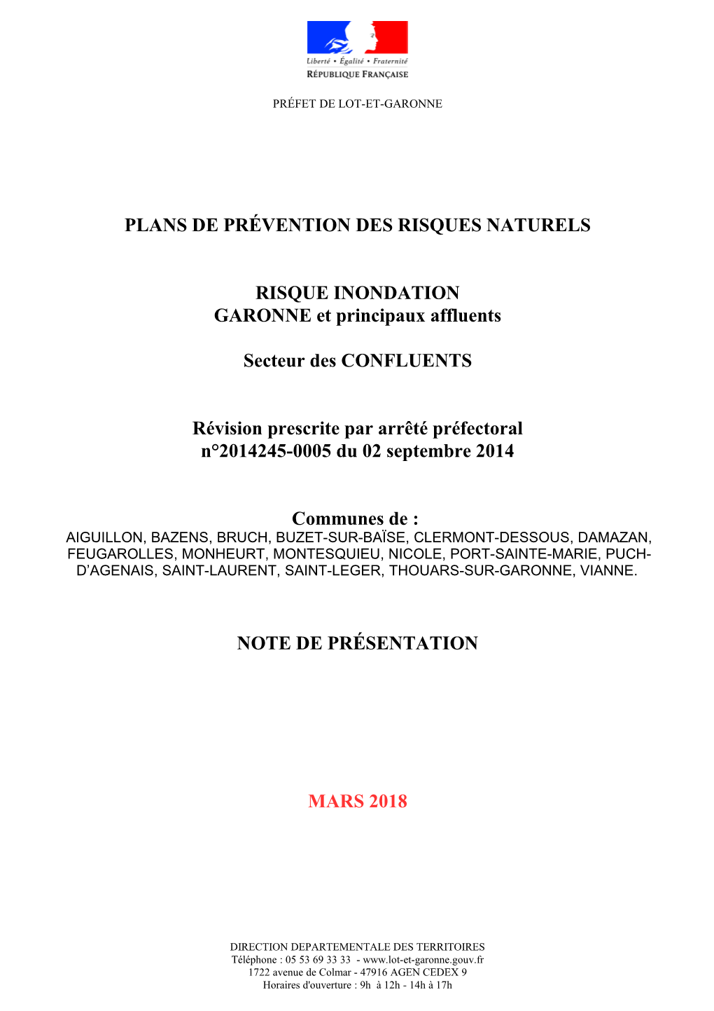 Plans De Prévention Des Risques Naturels