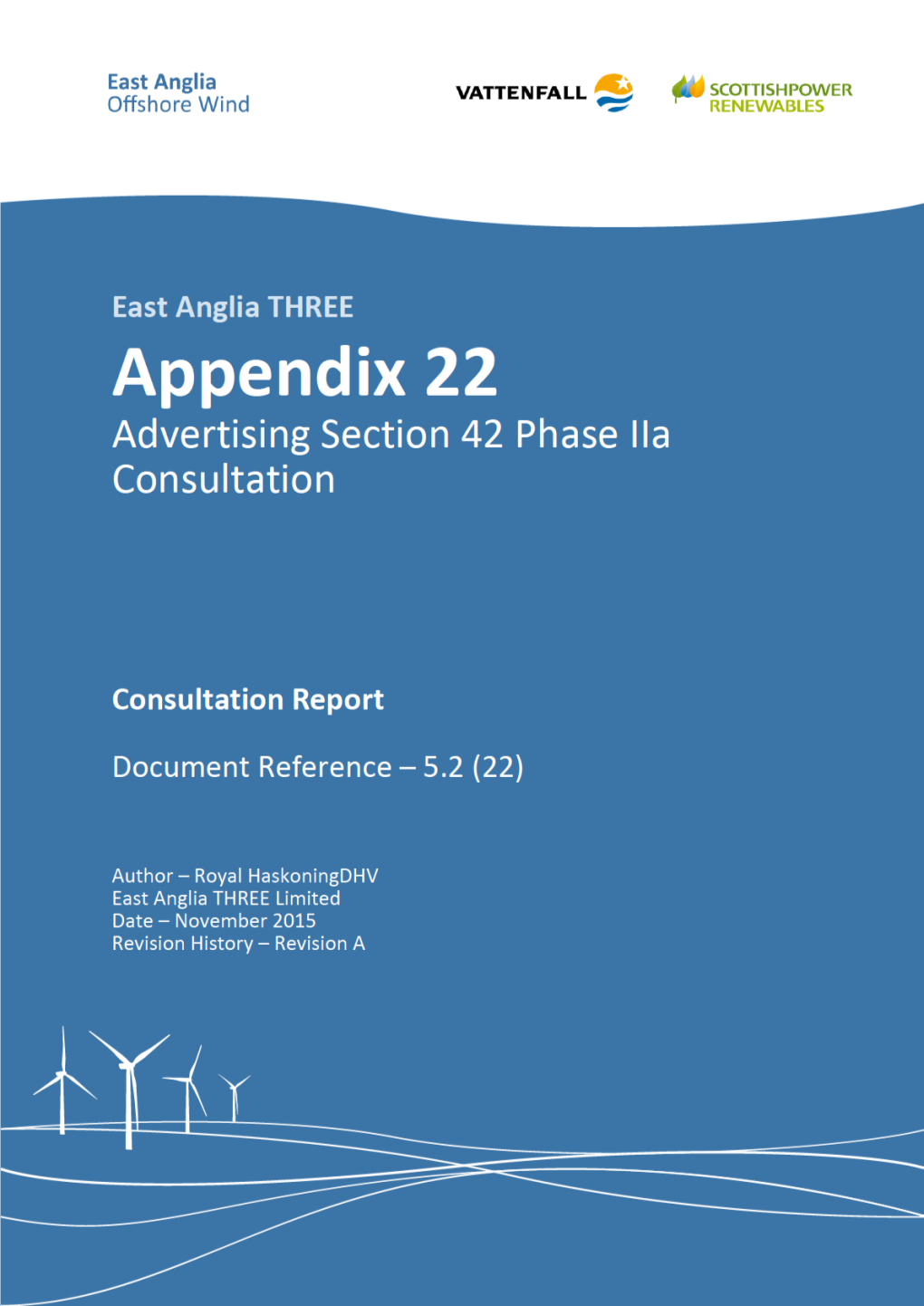 Consultation Report Appendix 22