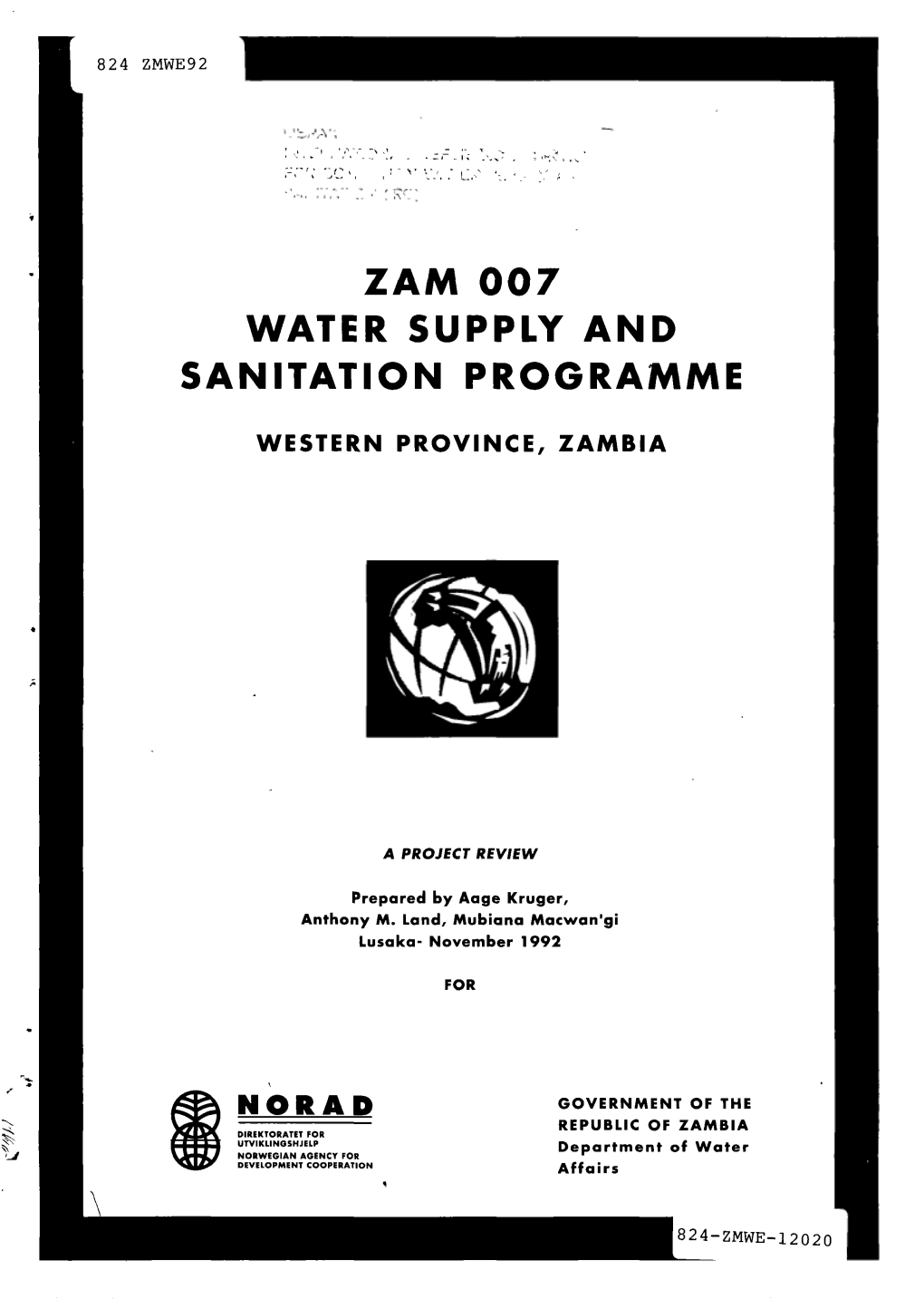 Zam 007 Water Supply and Sanitation Programme