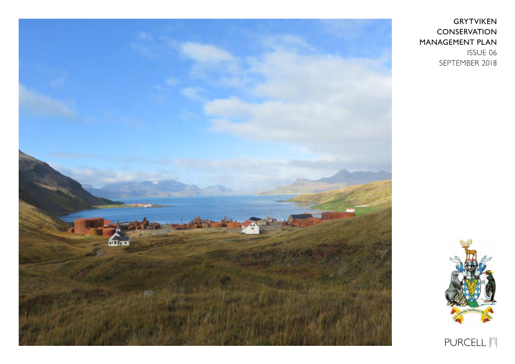 Grytviken Conservation Management Plan Issue 06