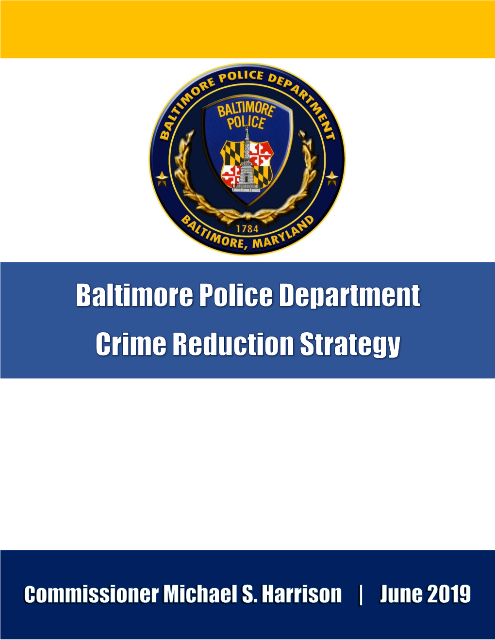 Crime Reduction Strategy