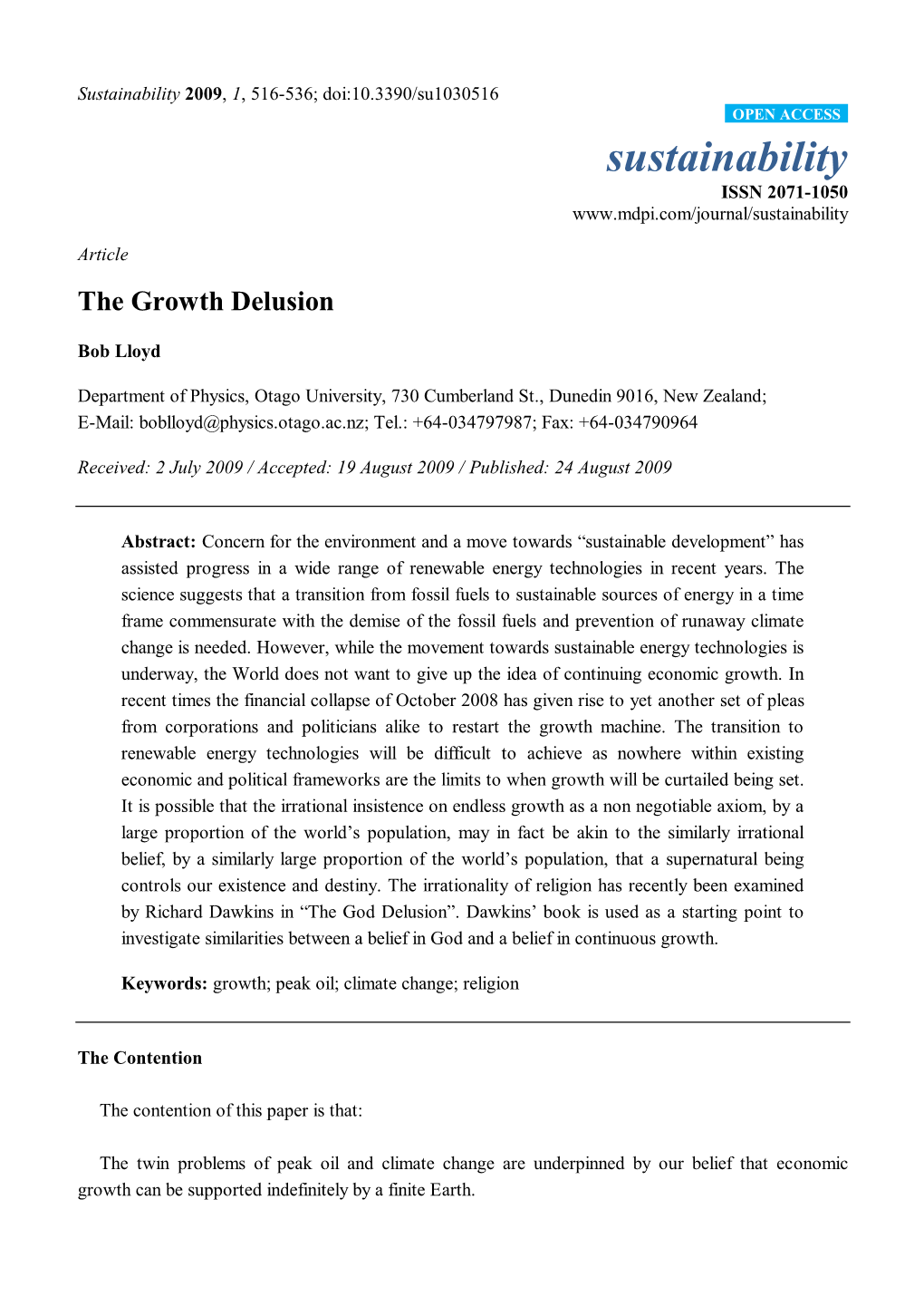 The Growth Delusion