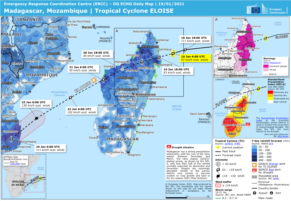 Madagascar, Mozambique | Tropical Cyclone ELOISE