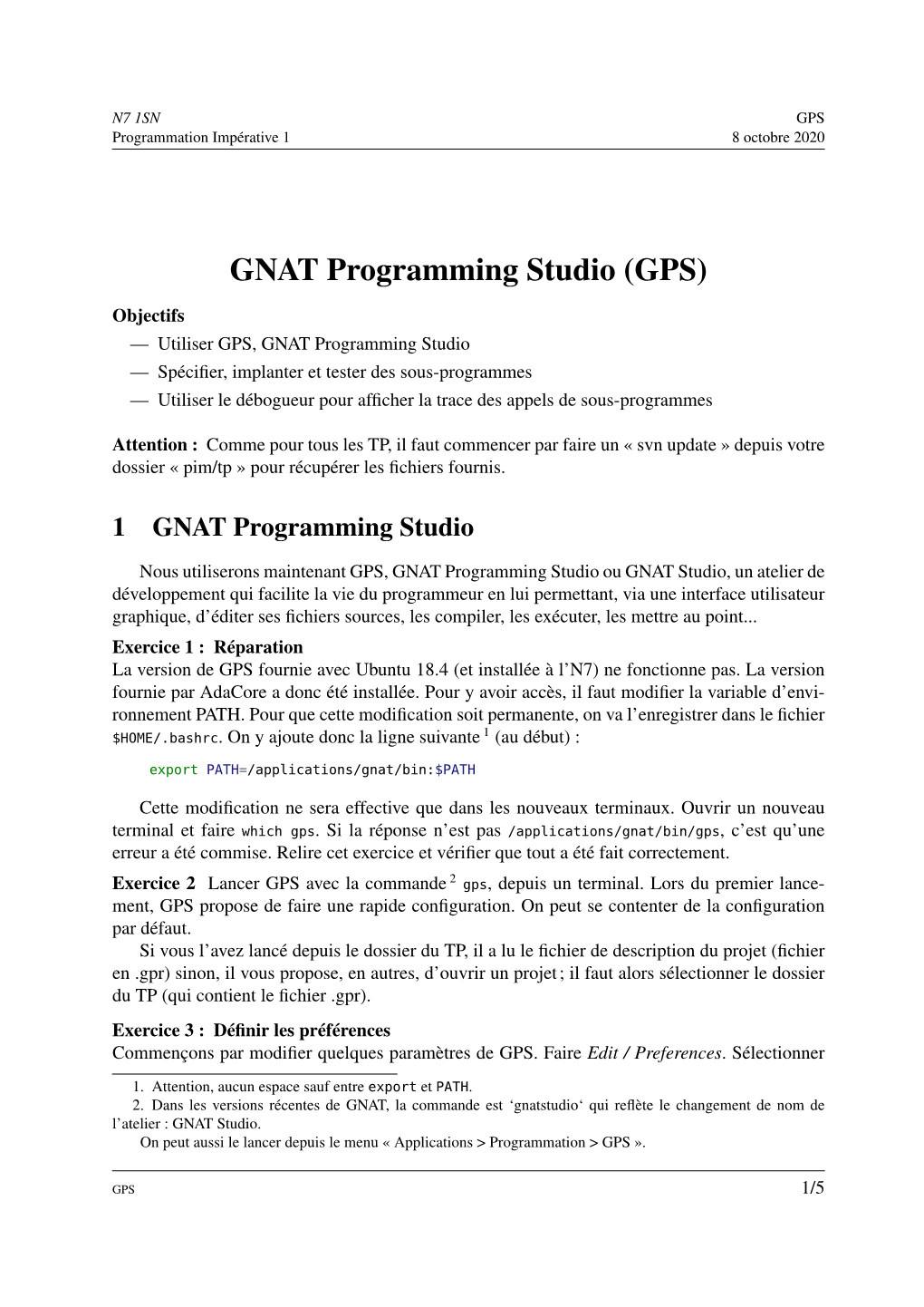 GNAT Programming Studio (GPS)