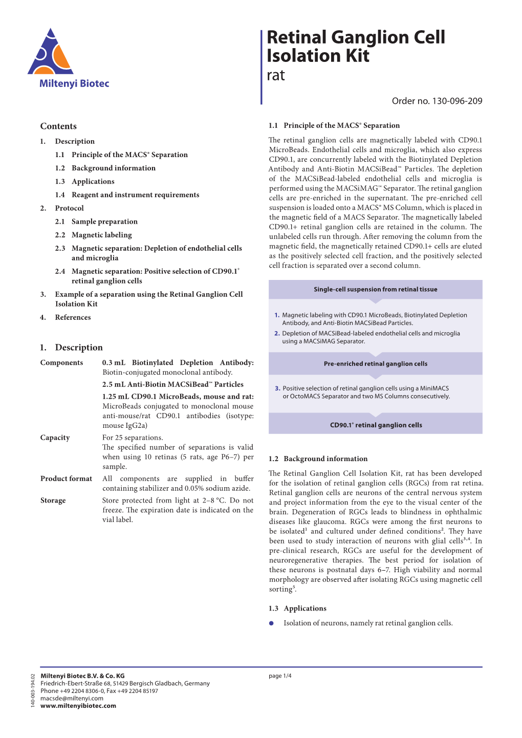 Retinal Ganglion Cell Isolation