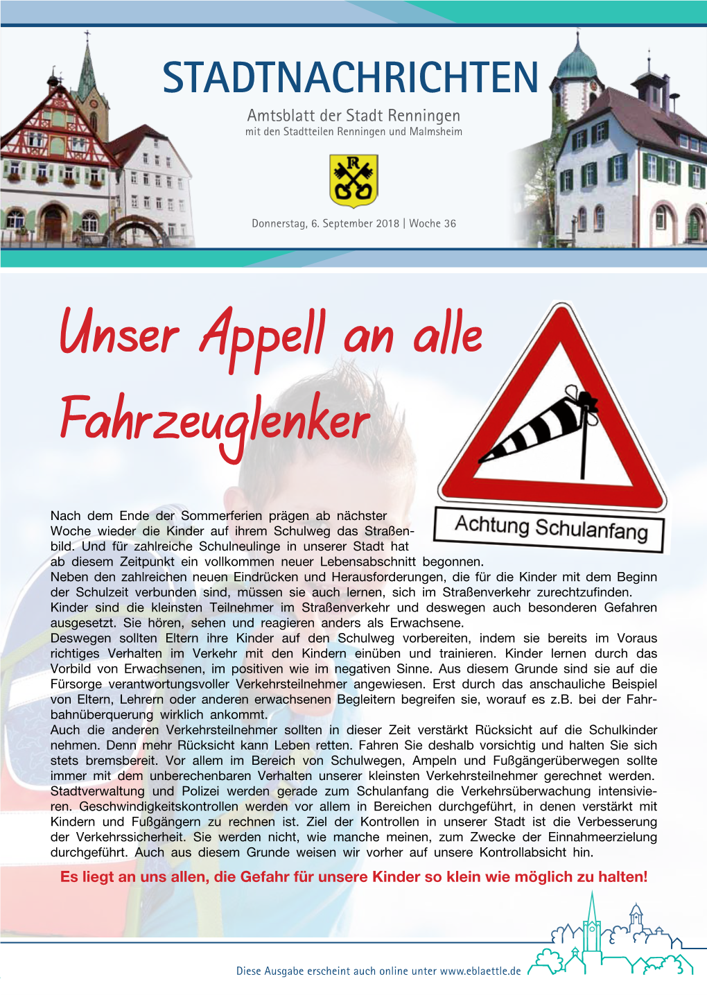 Unser Appell an Alle Fahrzeuglenker