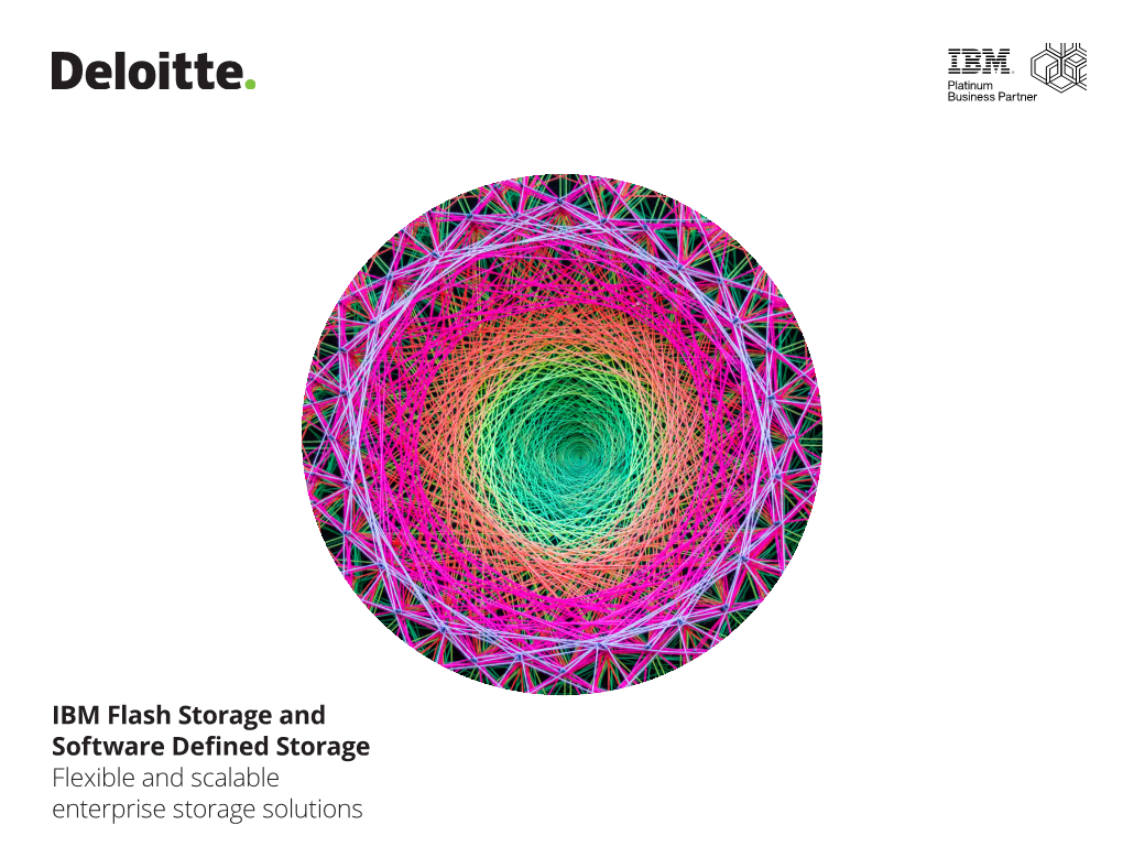 IBM Flash Storage and Software Defined Storage Flexible and Scalable Enterprise Storage Solutions Executive Summary