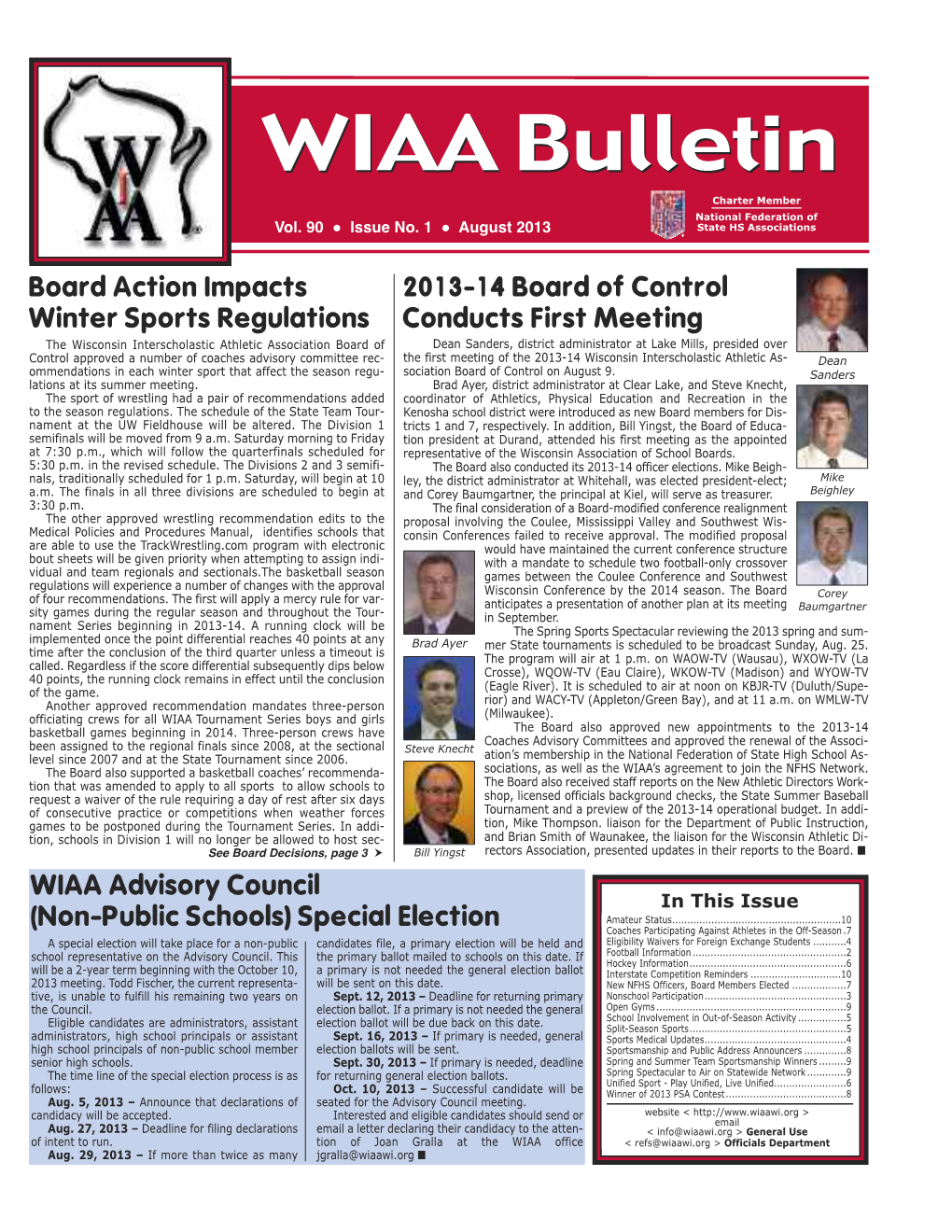 WIAA Ice Hockey Cash Flow Bulletin Unified Sport