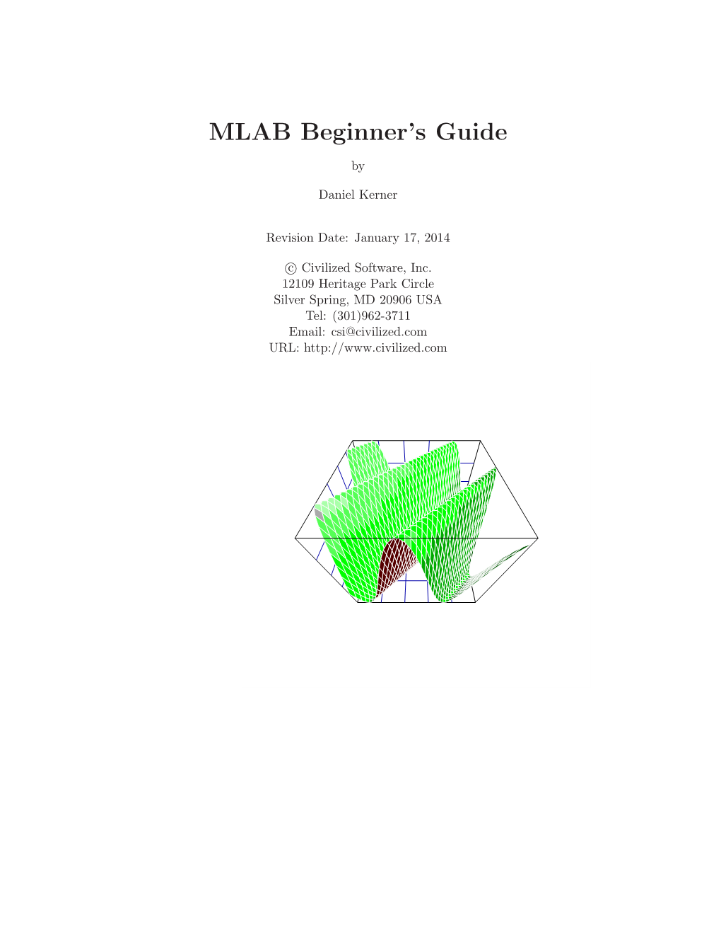 MLAB Beginner's Guide Manual