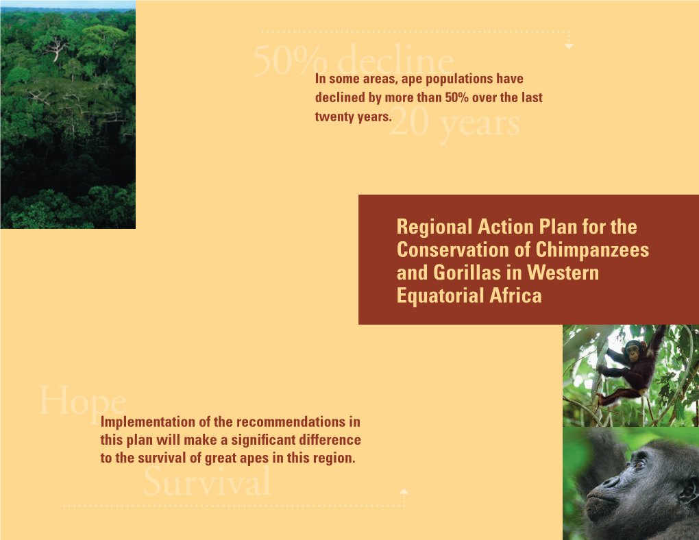 Regional Action Plan for Chimpanzees and Gorillas In