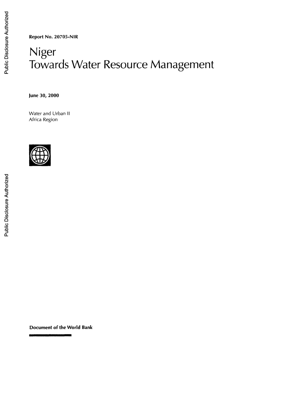 World Bank Document