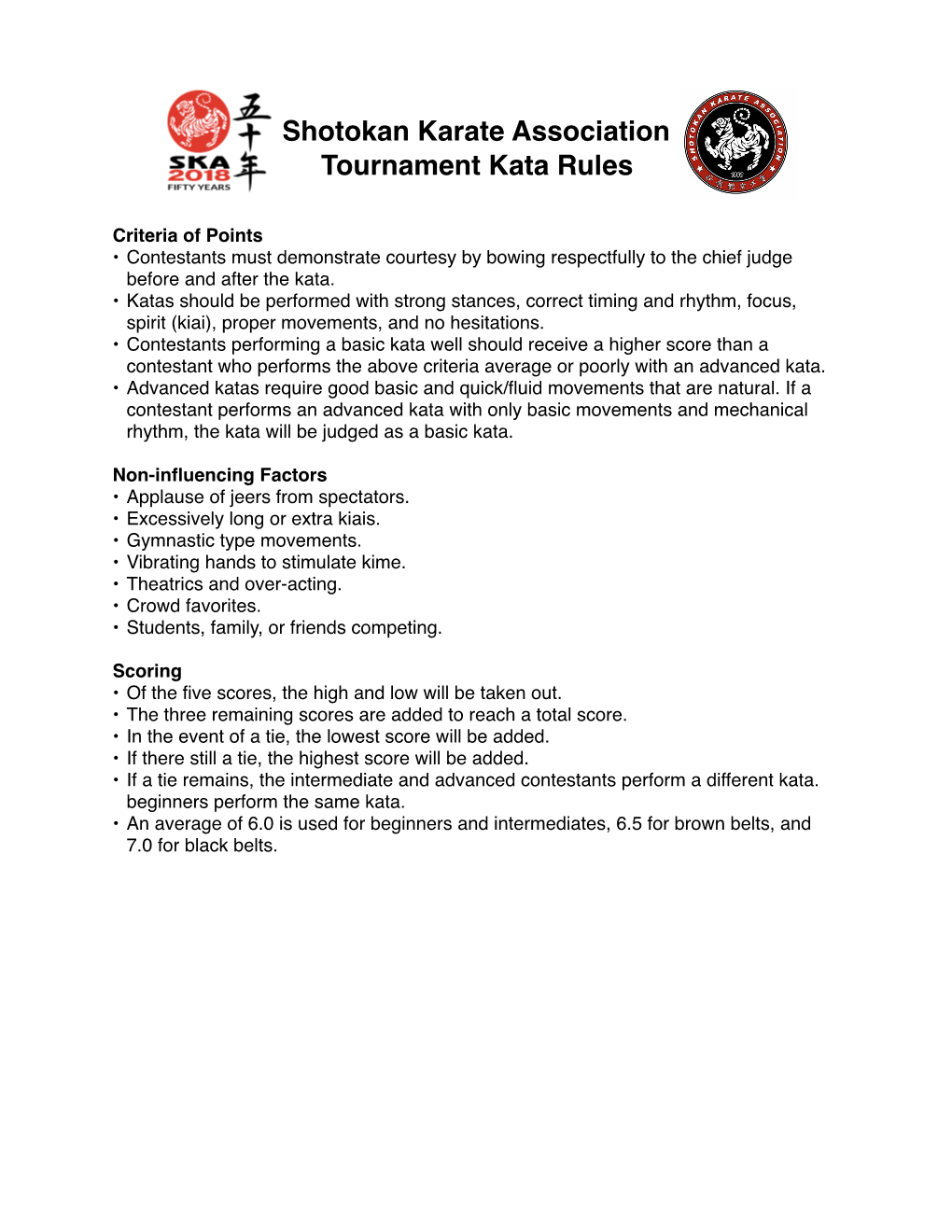 SKA Kata Tourn. Rules (JLK)