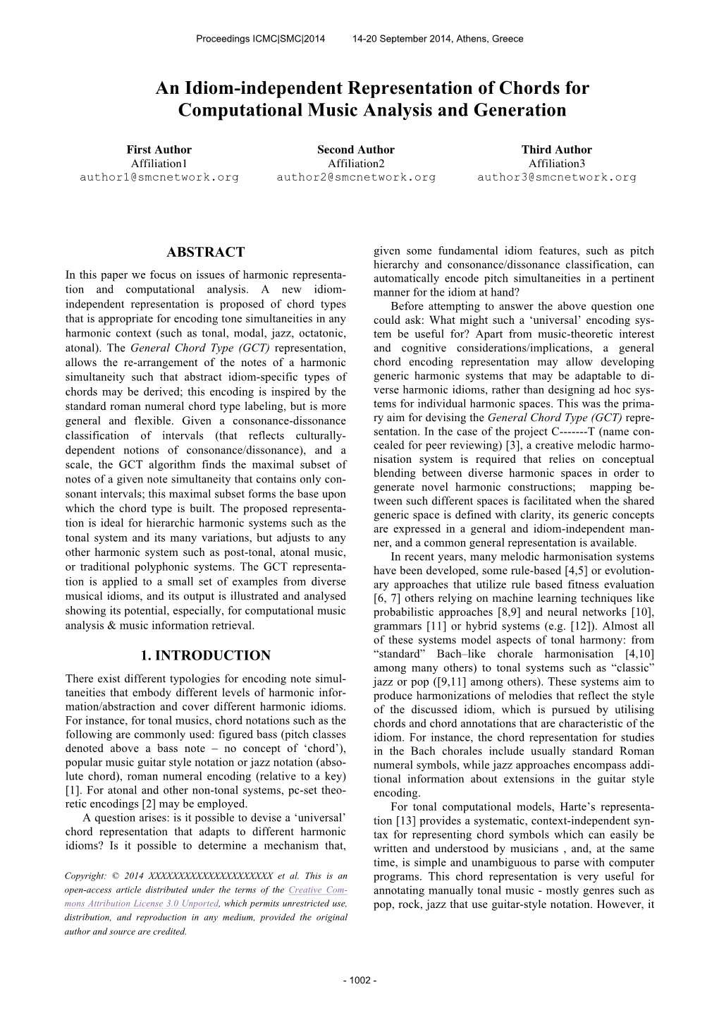 An Idiom-Independent Representation of Chords for Computational Music Analysis and Generation