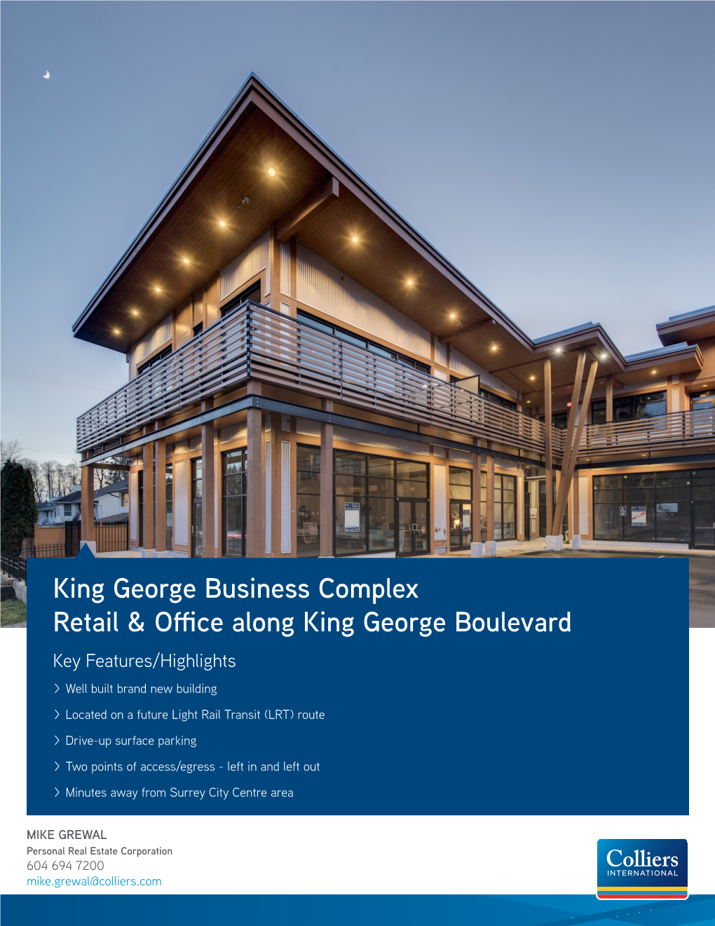 9093 King George Boulevard, Surrey BC for LEASE