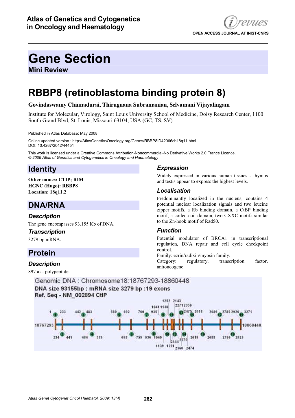 Gene Section Mini Review