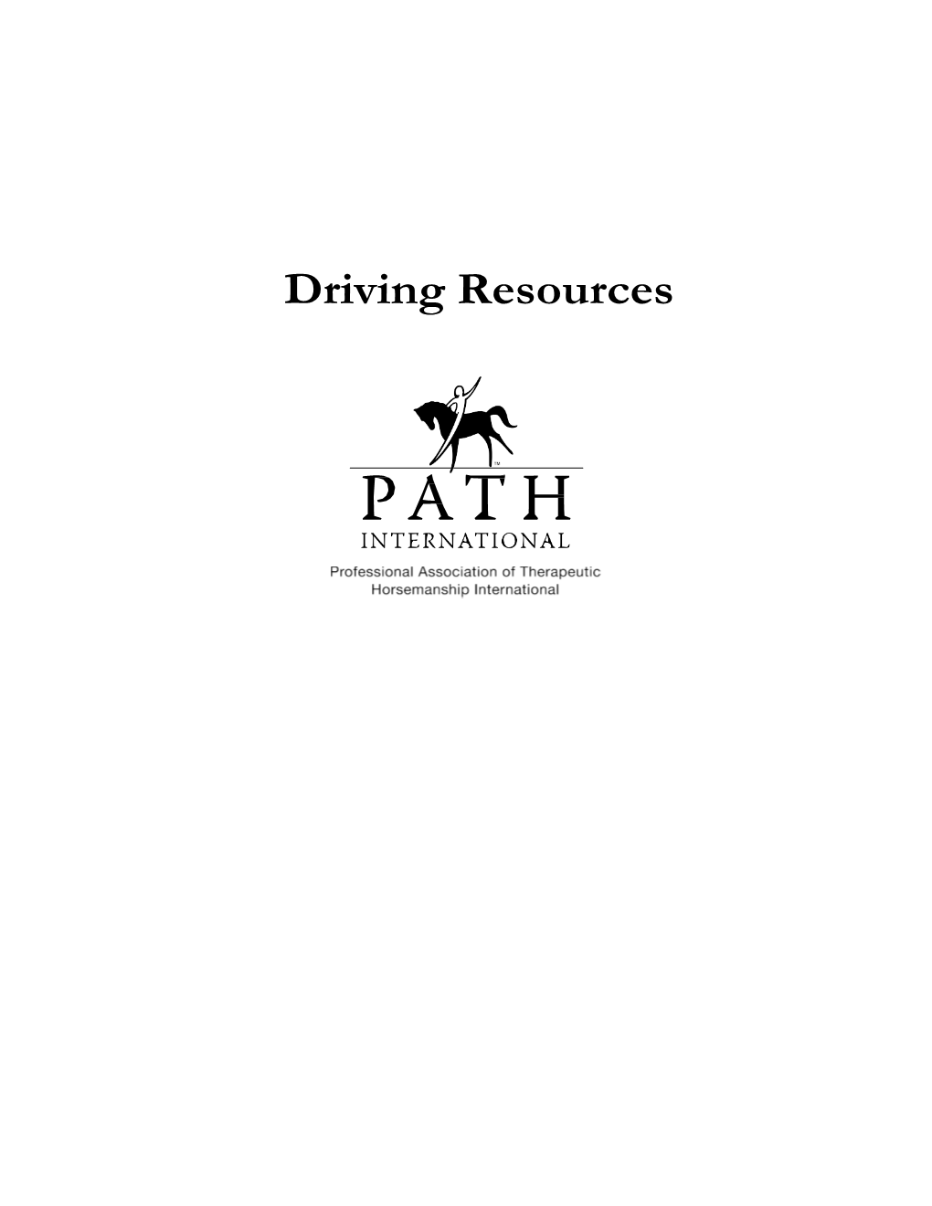 Driving Resources