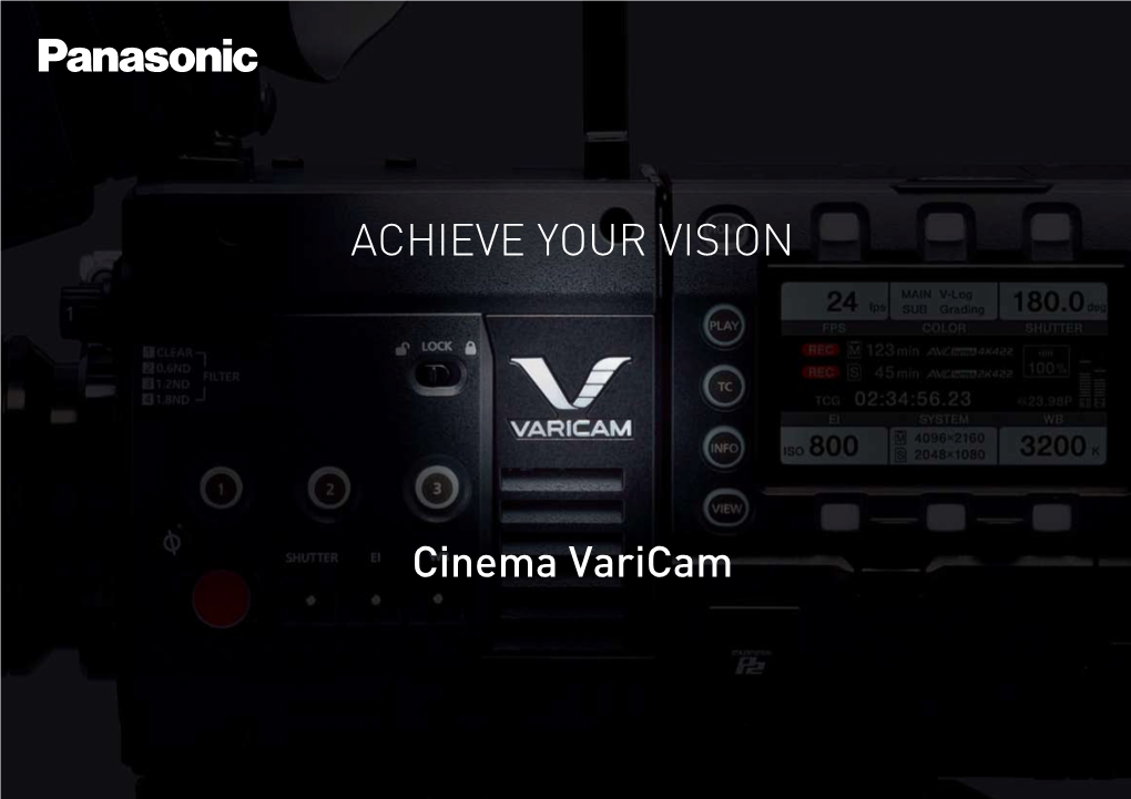 Panasonic Varicam Is “OWOW ! This Is the Camera We've All Been Waiting For