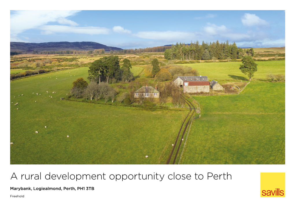 A Rural Development Opportunity Close to Perth