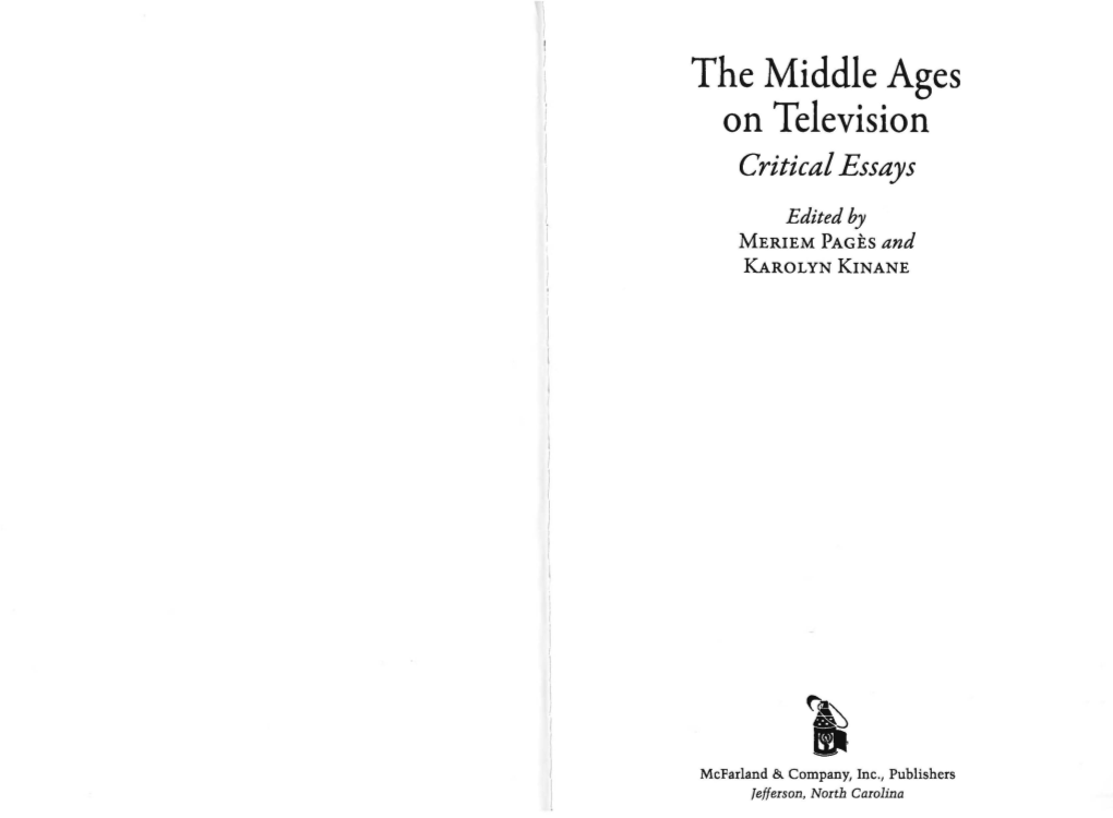 The Middle Ages on Television Critical Essays