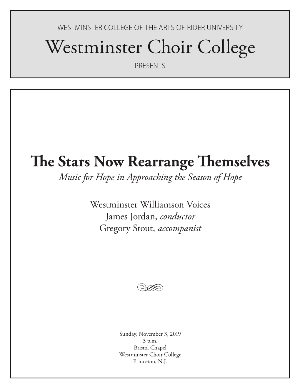 The Stars Now Rearrange Themselves Music for Hope in Approaching the Season of Hope