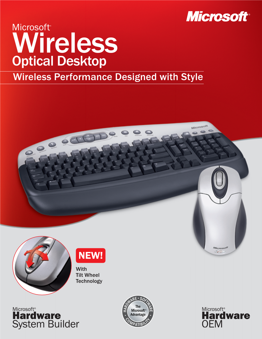 Wireless Optical Desktop Wireless Performance Designed with Style