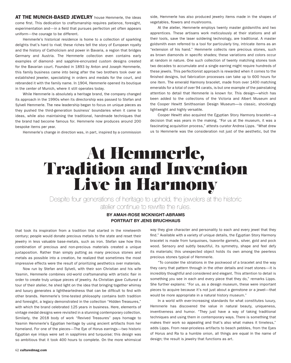 At Hemmerle, Tradition and Invention Live in Harmony