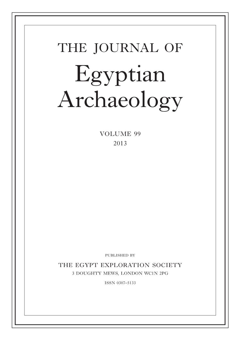 Egyptian Archaeology